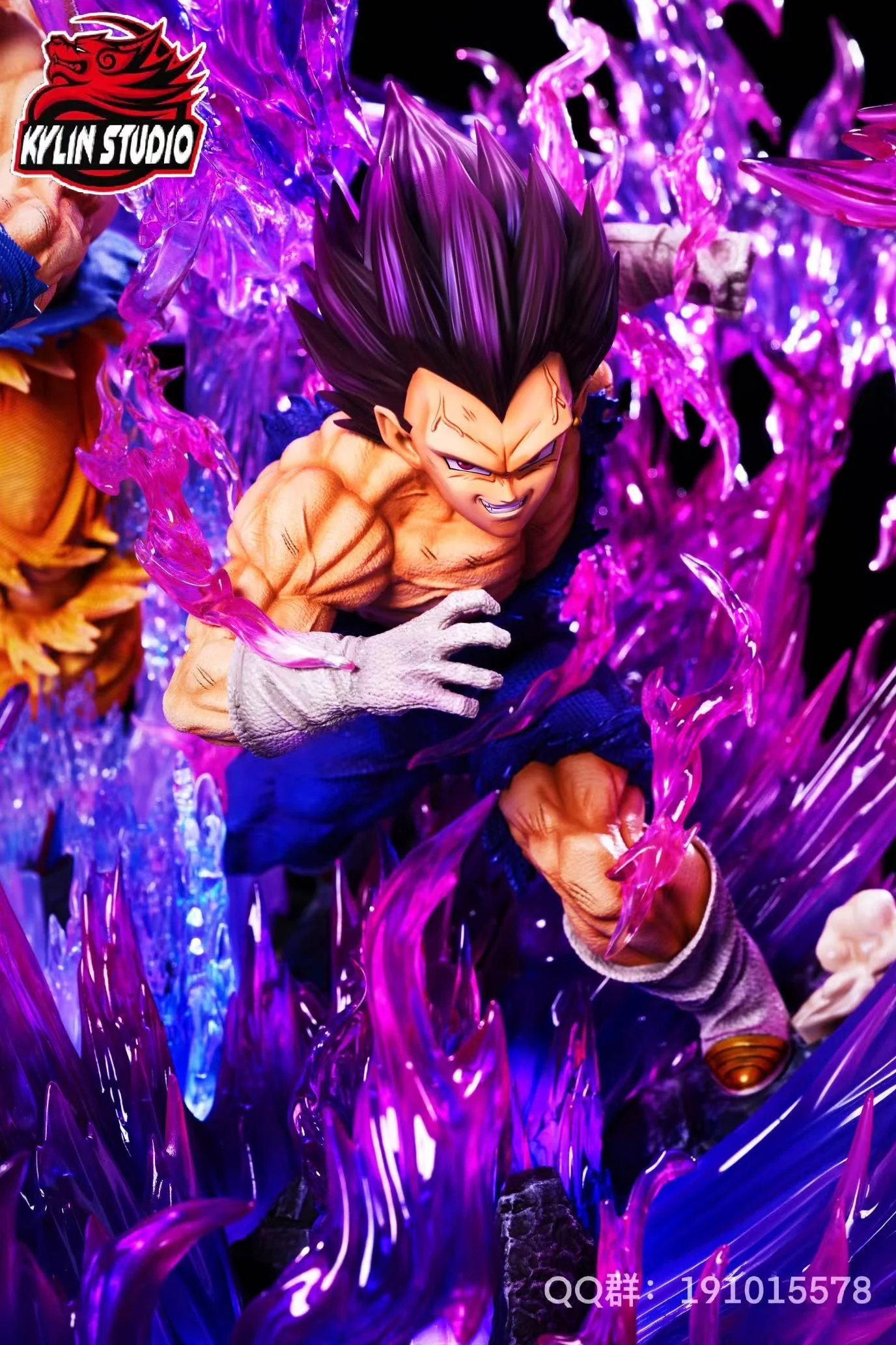 Dragon Ball Kylin studio Ultra Instinct Kakarot x Vegeta Ultra Ego Resin Statue