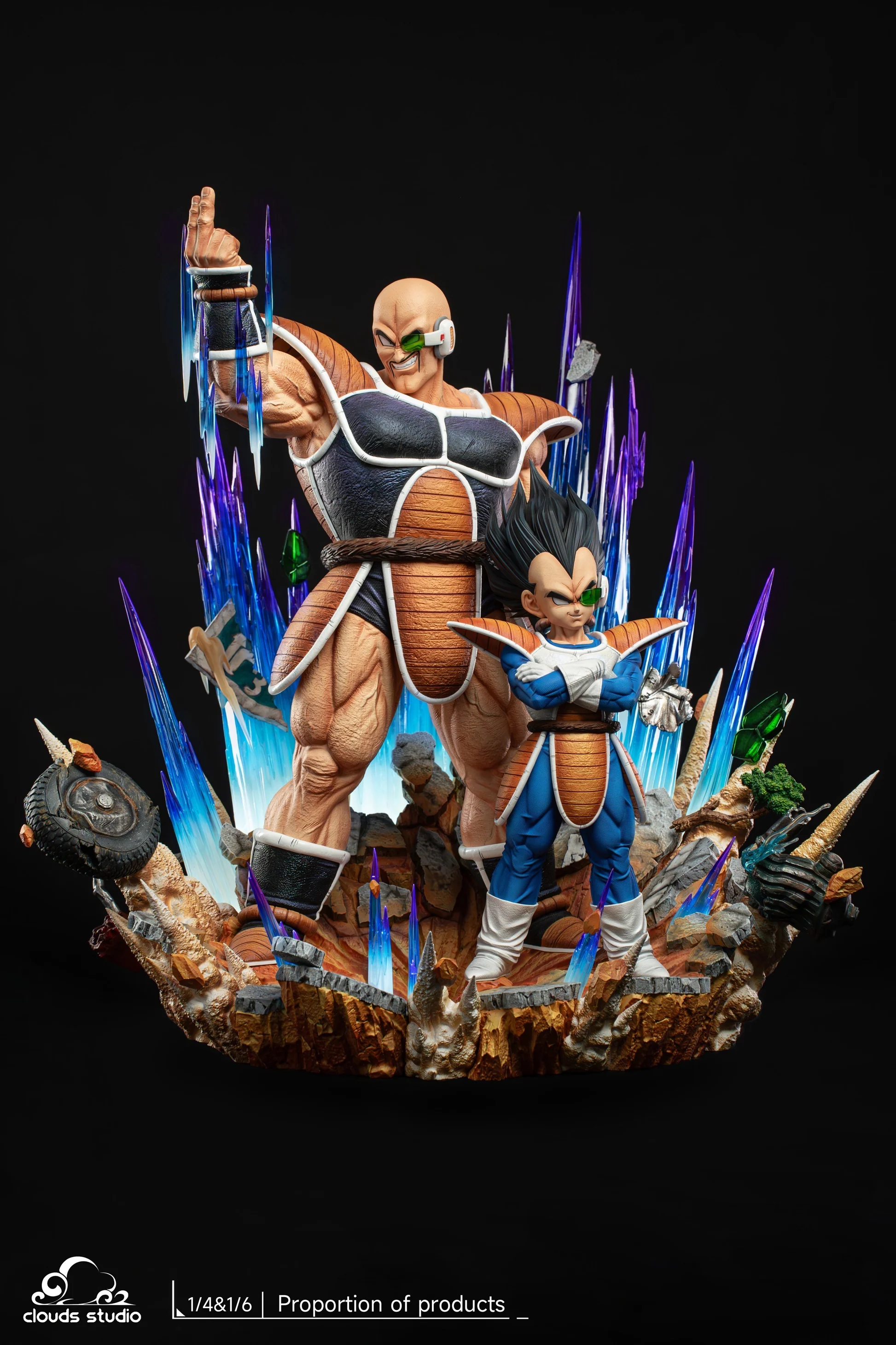 Dragon Ball Clouds studio Vegeta x Nappa 1:6 Resin Statue