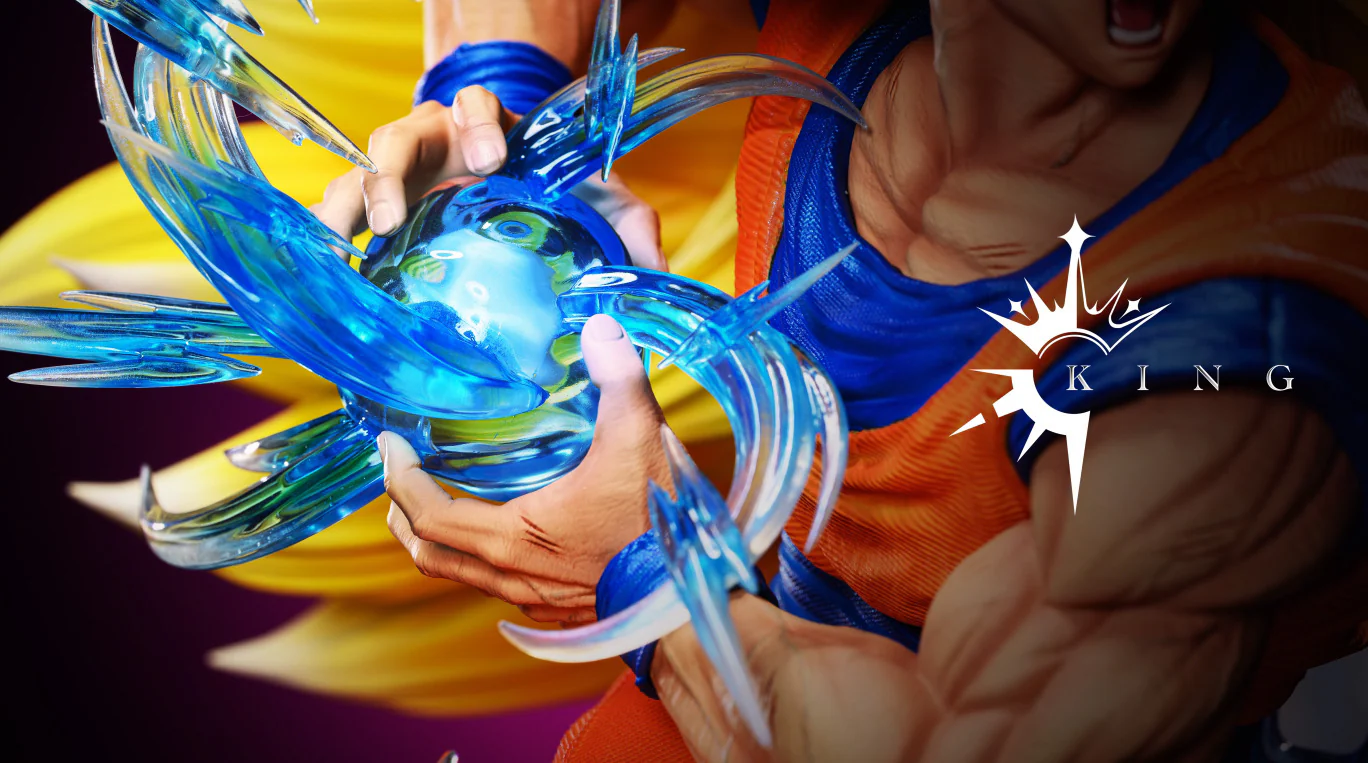 Dragon Ball King Studio Goku SSJ3 Resin Statue