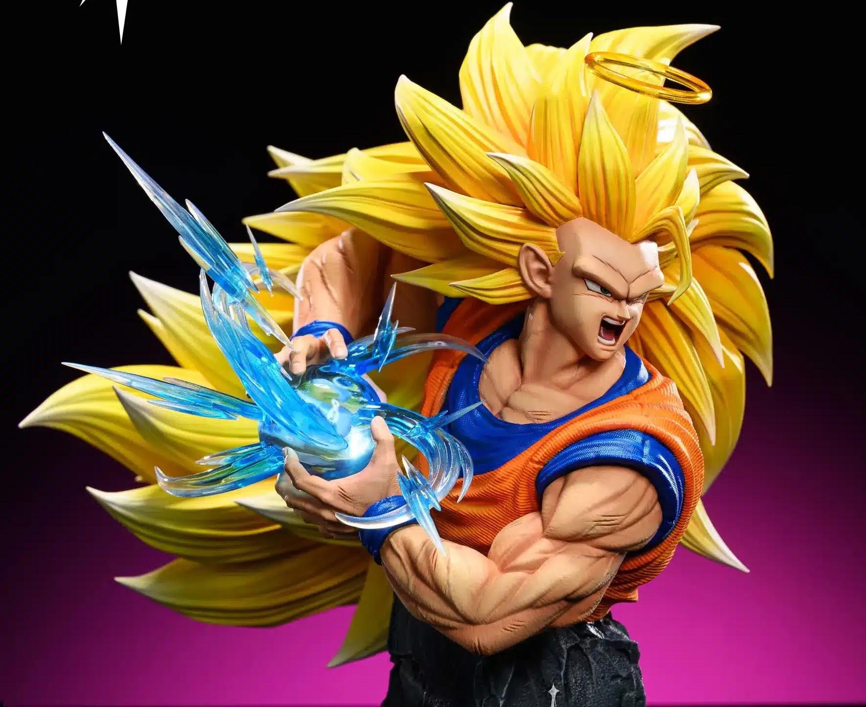 Dragon Ball King Studio Goku SSJ3 Resin Statue