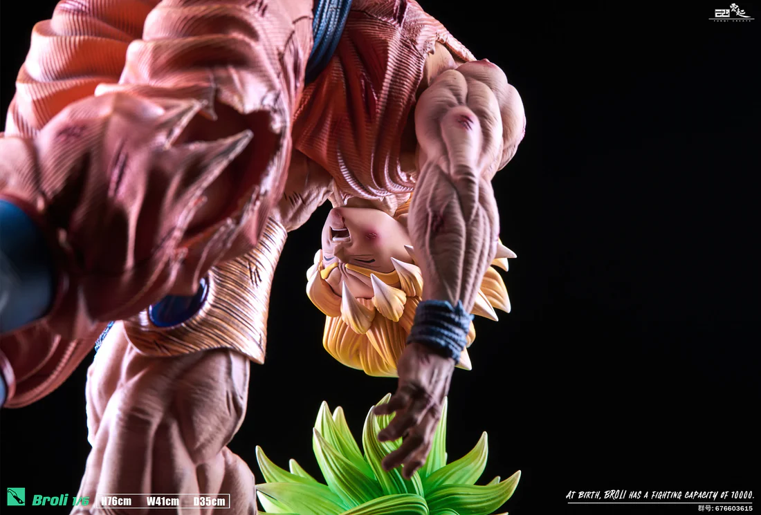 Dragon Ball YunQi Studio Broly vs Goku Resin Statue