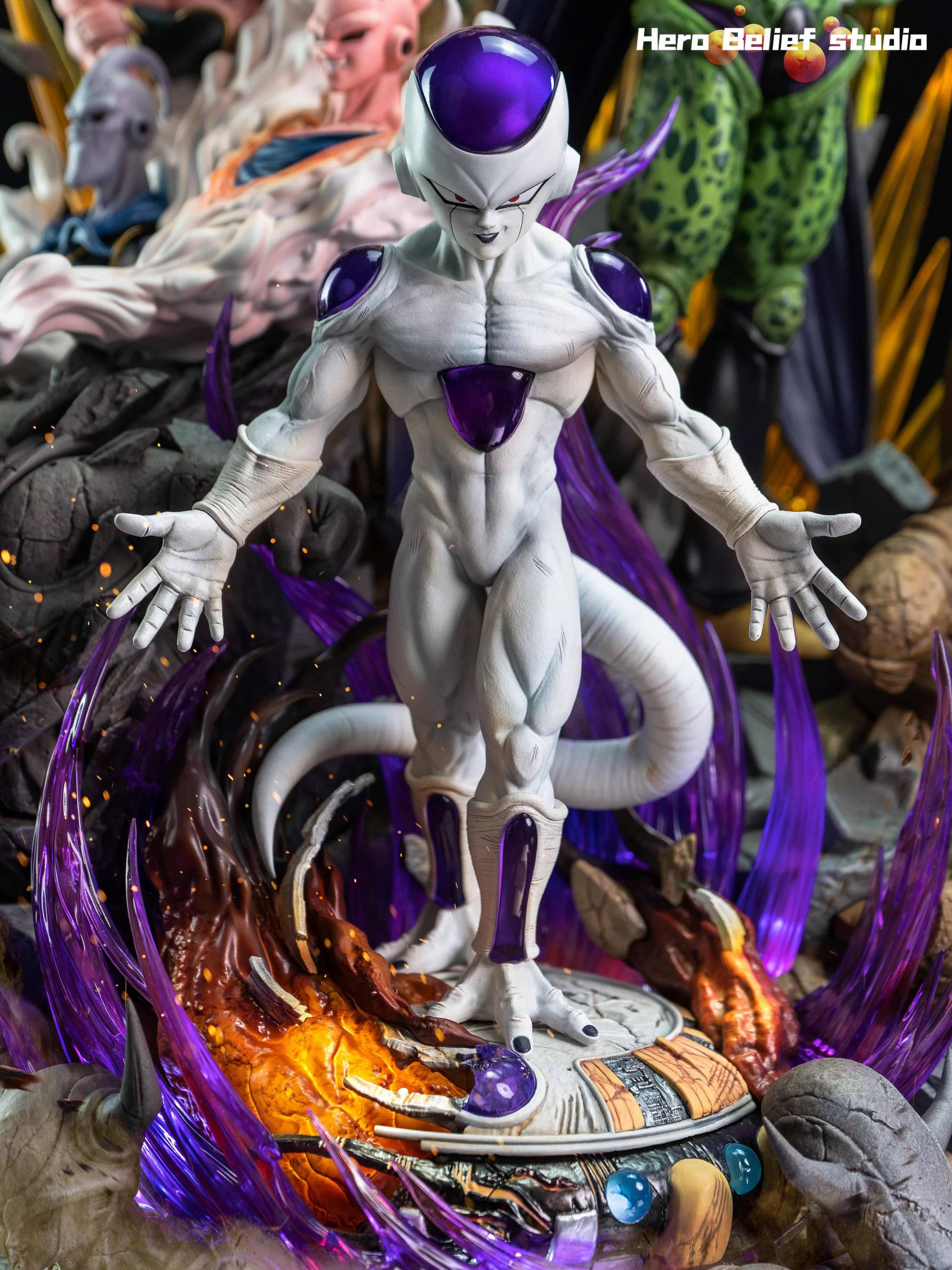 Dragon Ball Hero Belief Studio Frieza Cell Buu Resin Statue