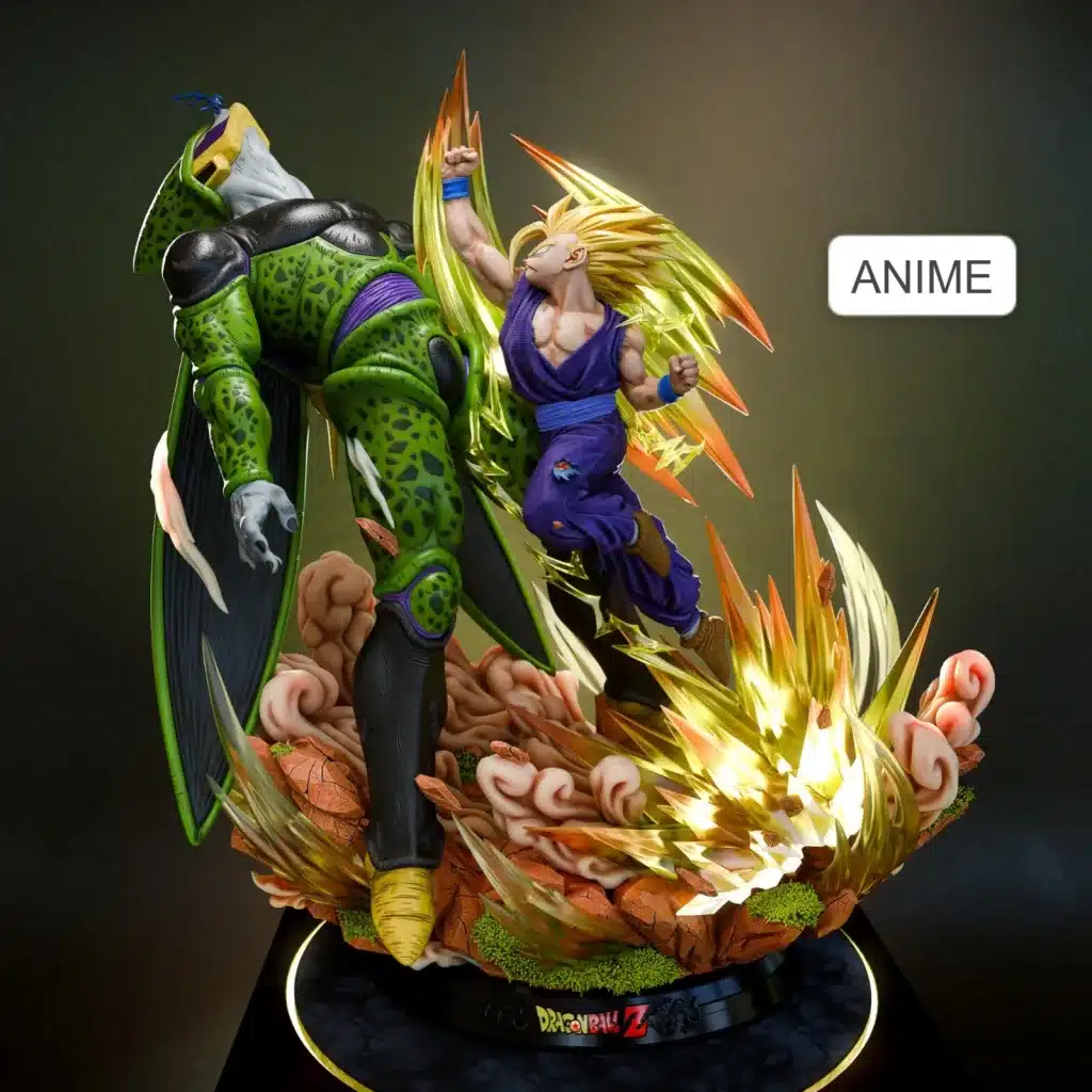 Dragon Ball KD Collectibles Gohan vs Cell Resin Statue