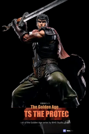 Berserk BIHS Studio 2 Golden Age Chapter Guardian Guts and Casca 1:4 Resin Statue