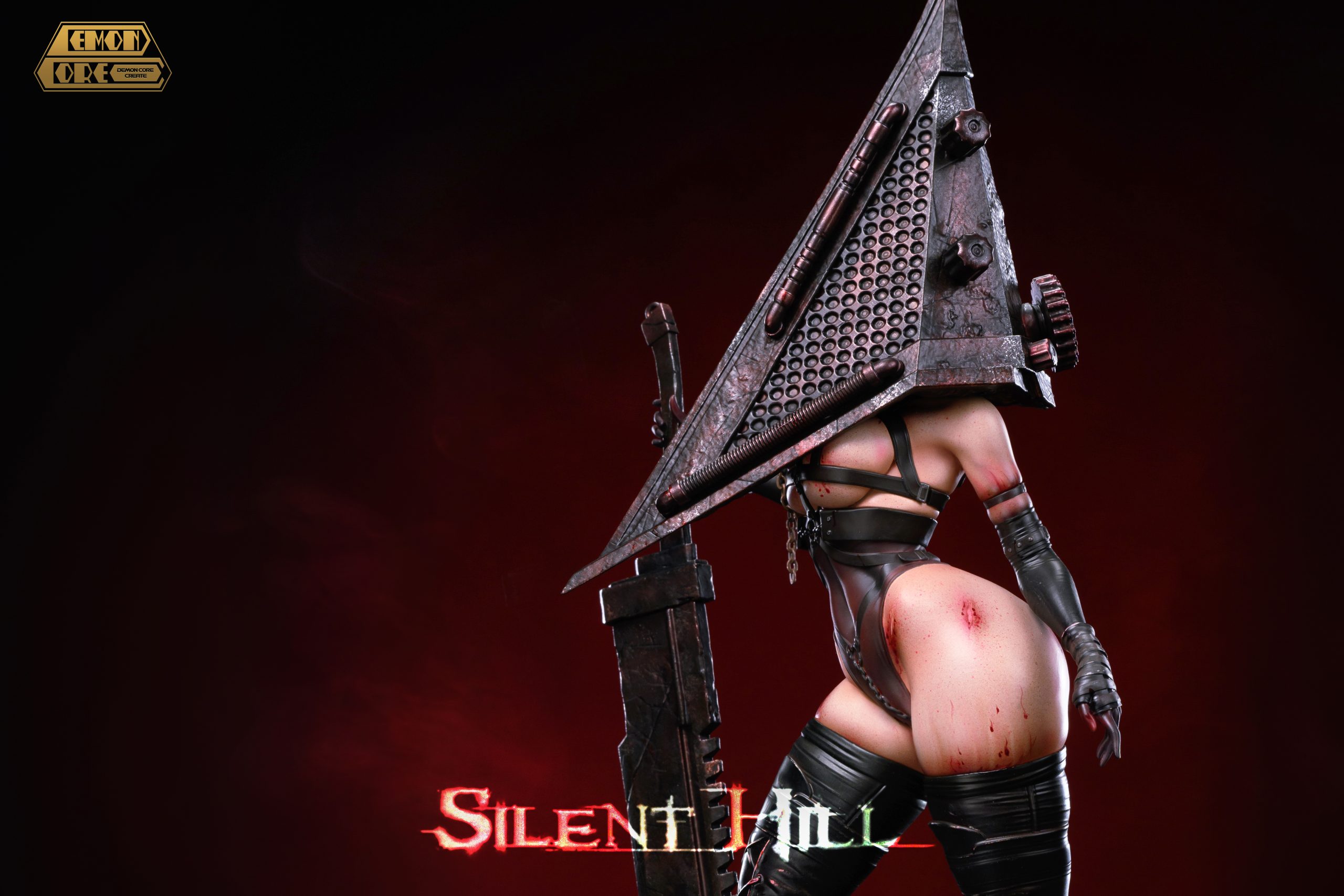 Silent Hill Core Studio Pyramid Head Demon Resin Statue