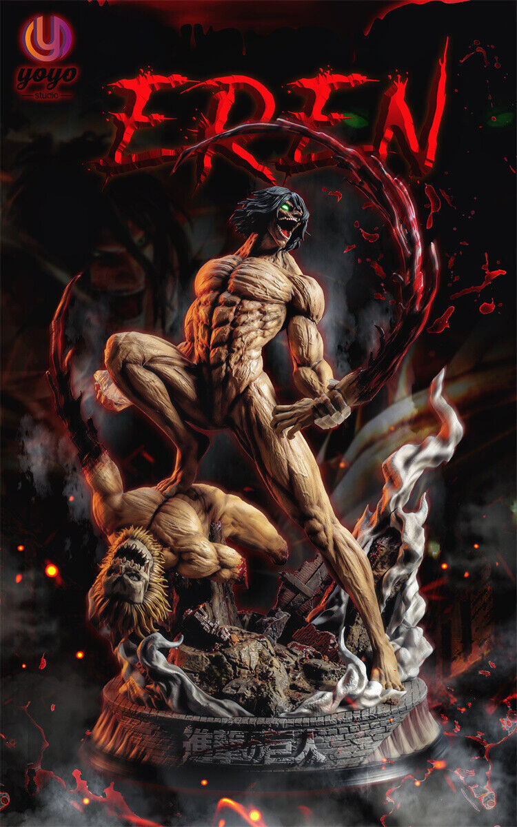 Attack on Titans YOYO Studio Eren Jaeger Resin Statue