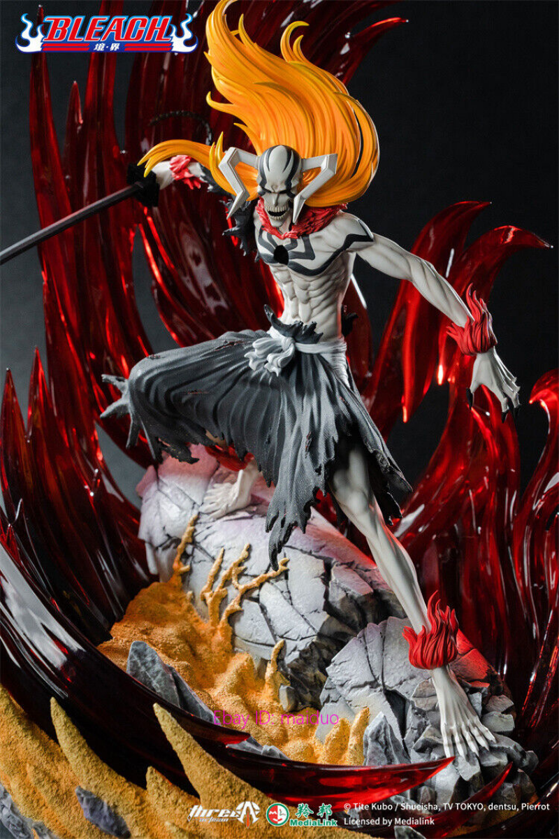 Bleach Three Artisan Studio Kurosaki Ichigo Licensed Resin Statue