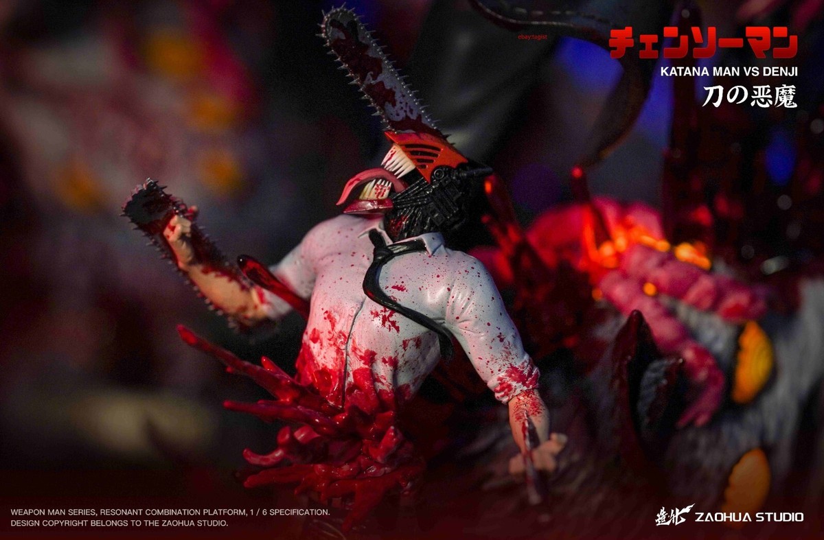 Chainsaw Man ZaoHua Studio Katana vs Denji Exclusive Resin Statue