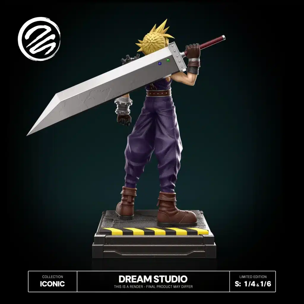 Final Fantasy VII Dream Studio Cloud Resin Statue