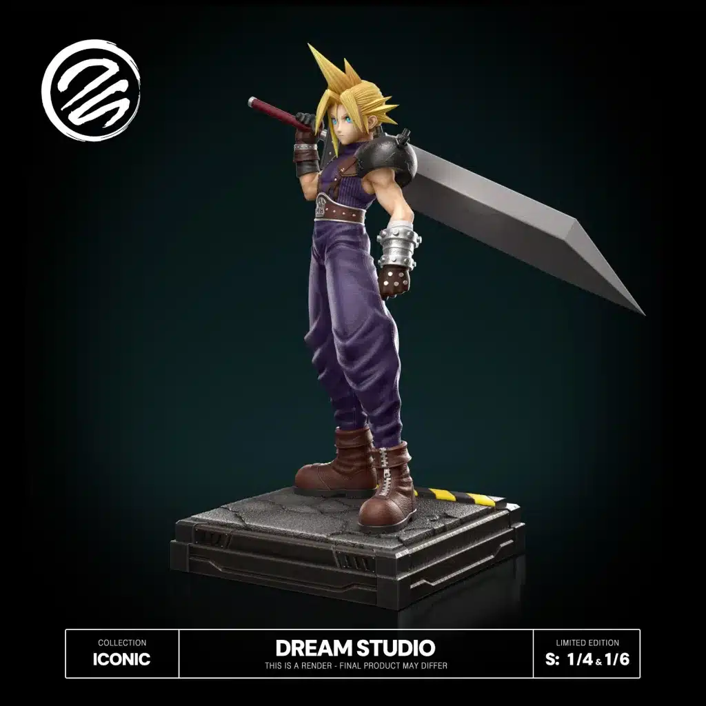 Final Fantasy VII Dream Studio Cloud Resin Statue