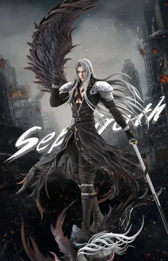 Final Fantasy VII Hunter Fan Studio Sephiroth Resin Statue