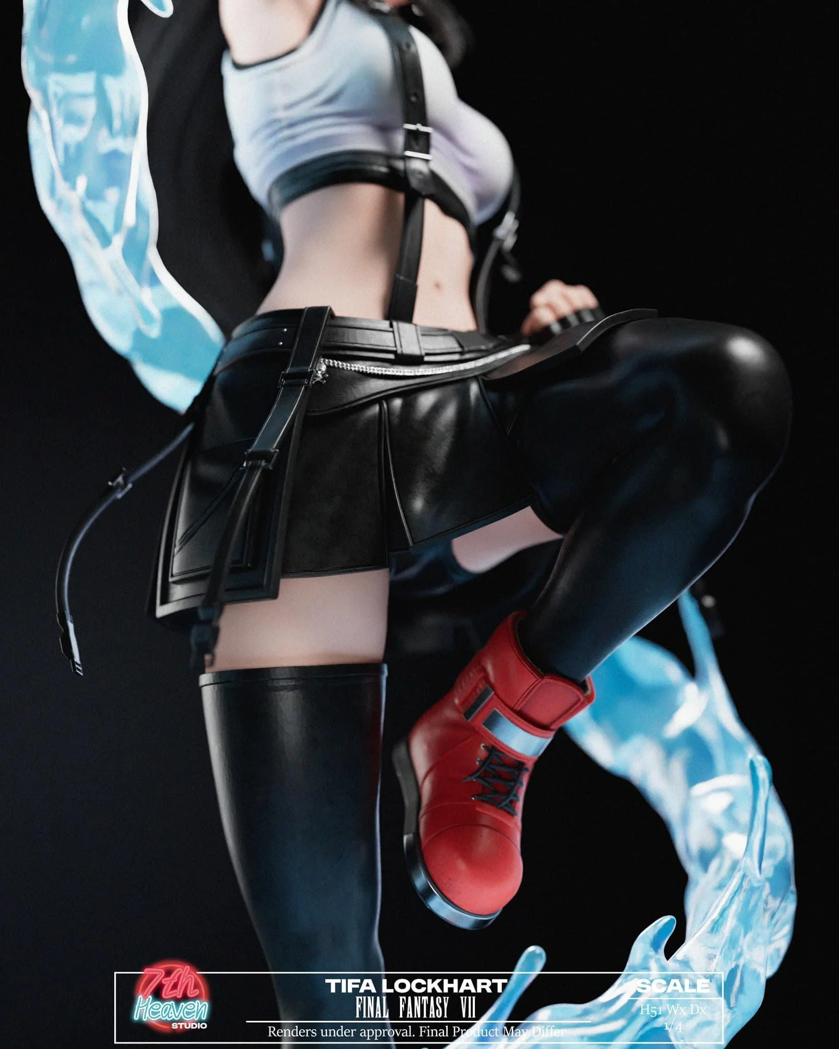 Final Fantasy Vll 7th Heaven Studio Tifa Lockhart Resin Statue