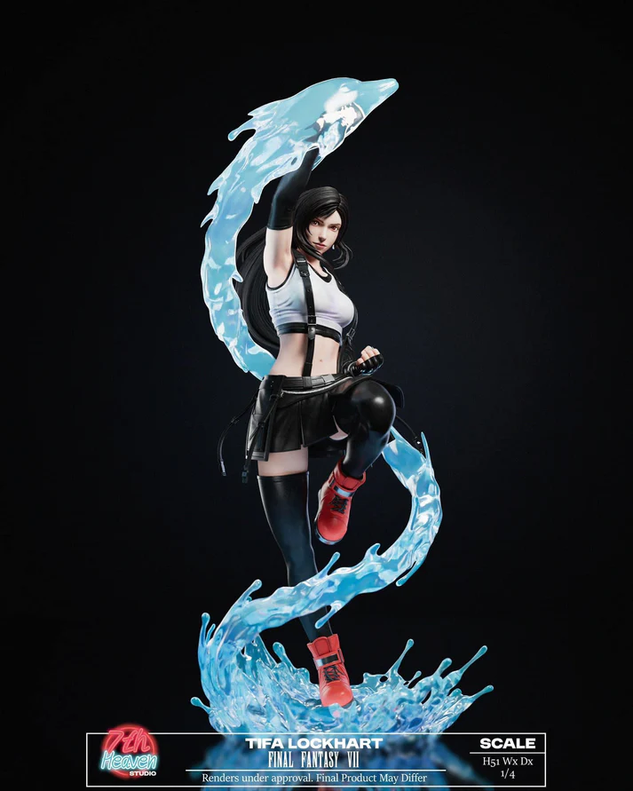 Final Fantasy Vll 7th Heaven Studio Tifa Lockhart Resin Statue