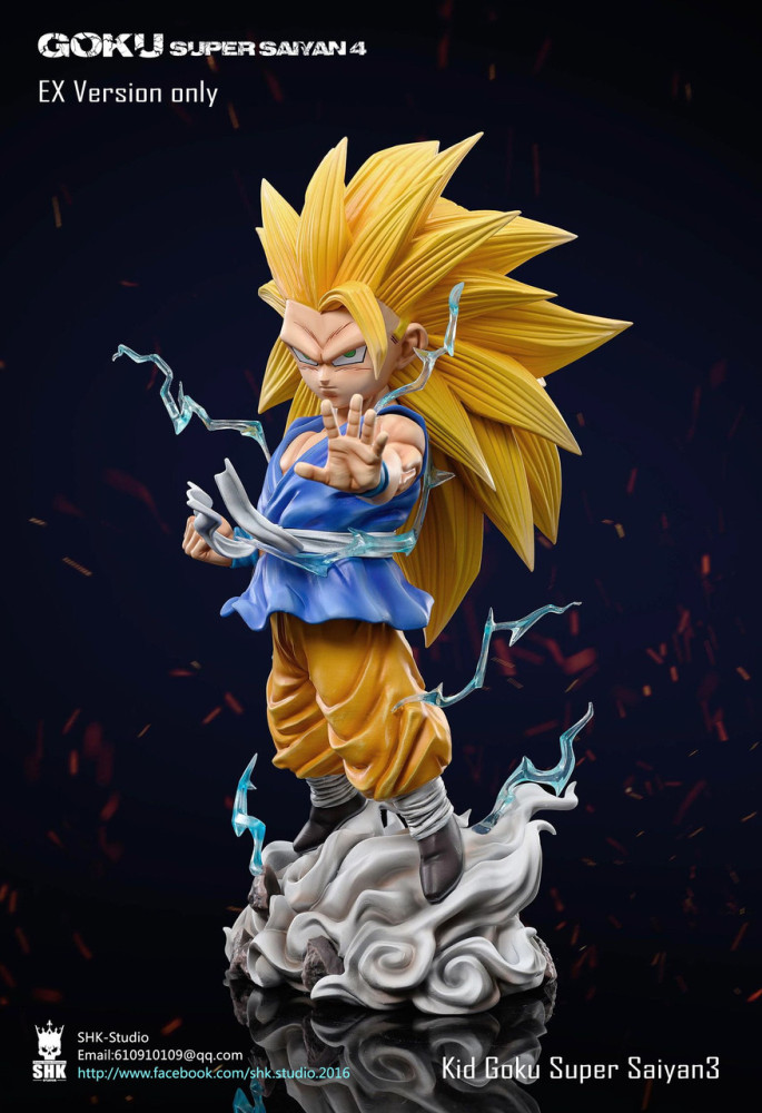 SHK Studio - Dragon Ball Z NO.2 GOKU Super Saiyan 4 EX Resin Statue