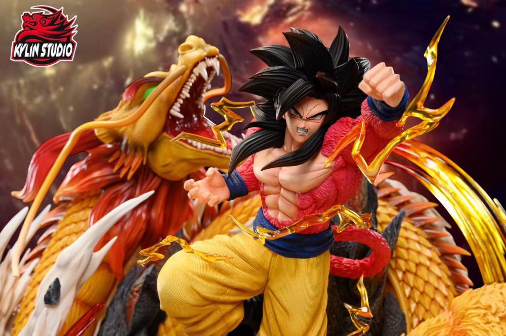 Kylin Studio - Dragon Ball - Goku Super Saiyan 4 Dragon Fist Statue