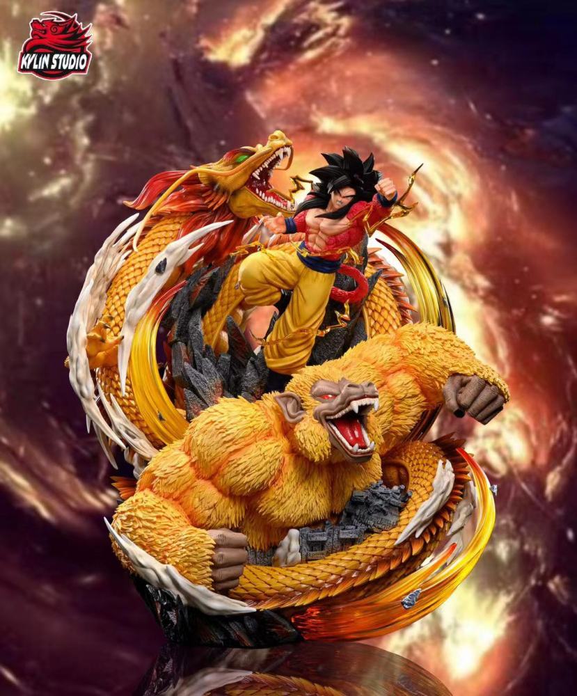 Kylin Studio - Dragon Ball - Goku Super Saiyan 4 Dragon Fist Statue