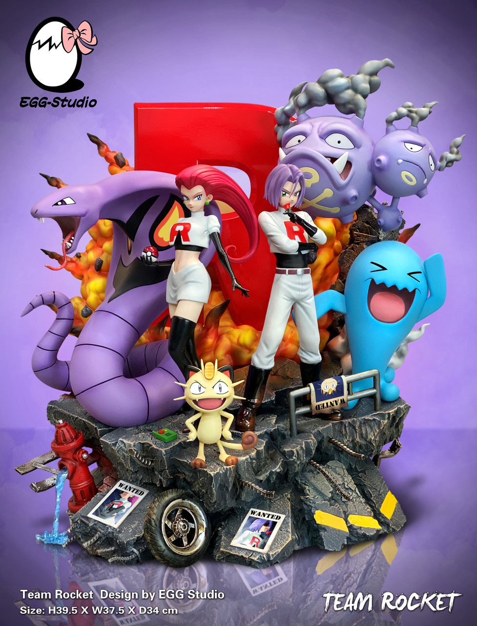EGG Studio Team Rocket Resin Statue