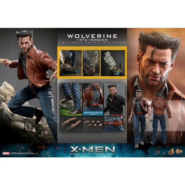 X-Men Days of Future Past Movie Masterpiece Action Figure 1/6 Wolverine (1973 Version) Deluxe Version