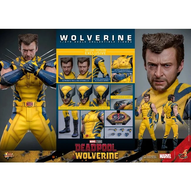Deadpool & Wolverine Movie Masterpiece Action Figure 1/6 Wolverine (Deluxe Version)
