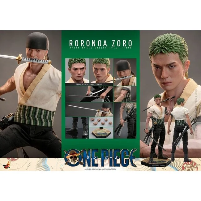 Hot Toys Roronoa Zoro One Piece (Netflix) Action Figure 1/6