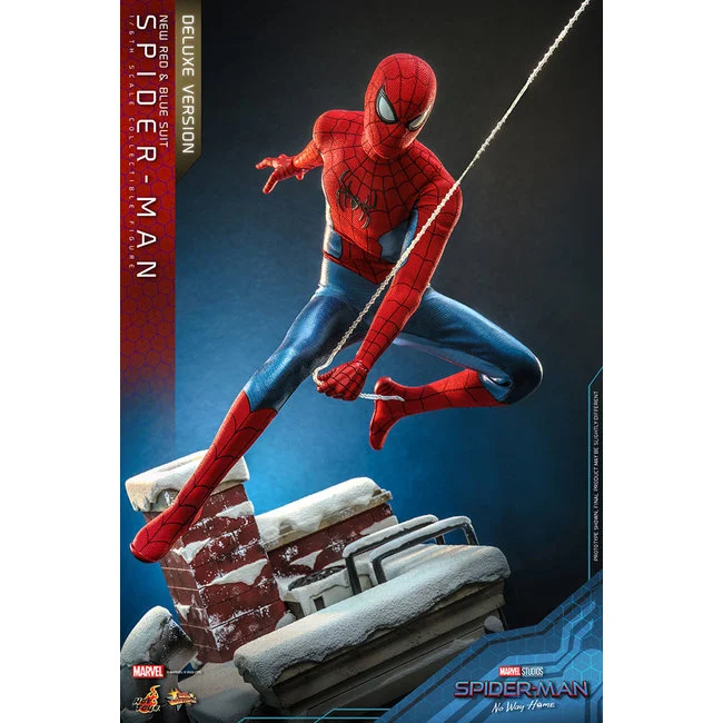 Spider-Man: No Way Home Movie Masterpiece Action Figure 1/6 Spider-Man (New Red and Blue Suit) (Deluxe Version)