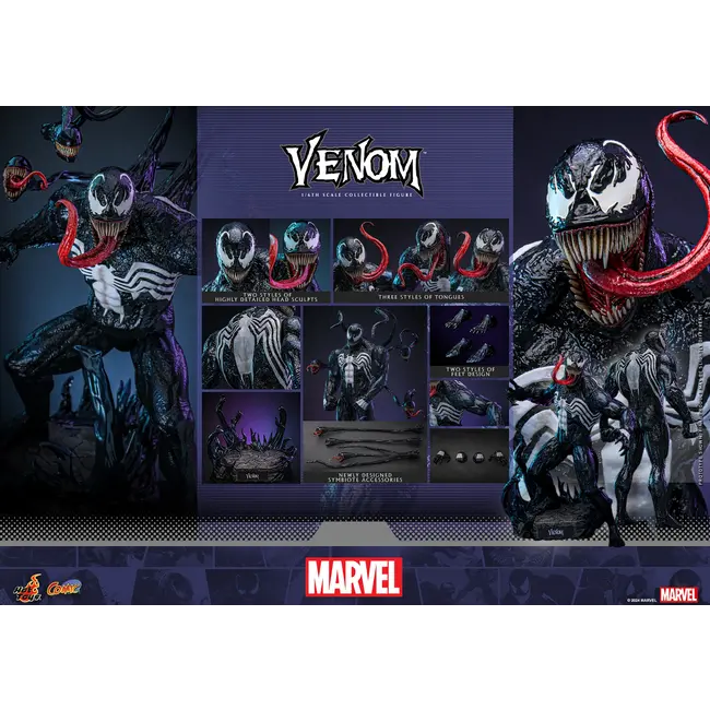 Marvel Comic Masterpiece Action Figure 1/6 Venom 