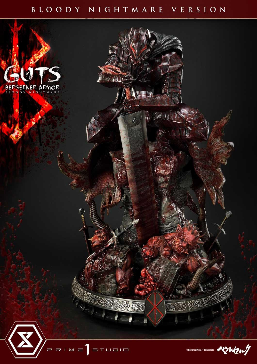 Prime 1 Studio 1/4 Guts, Berserker Armor favorite  Bloody Nightmare Version Resin Statue