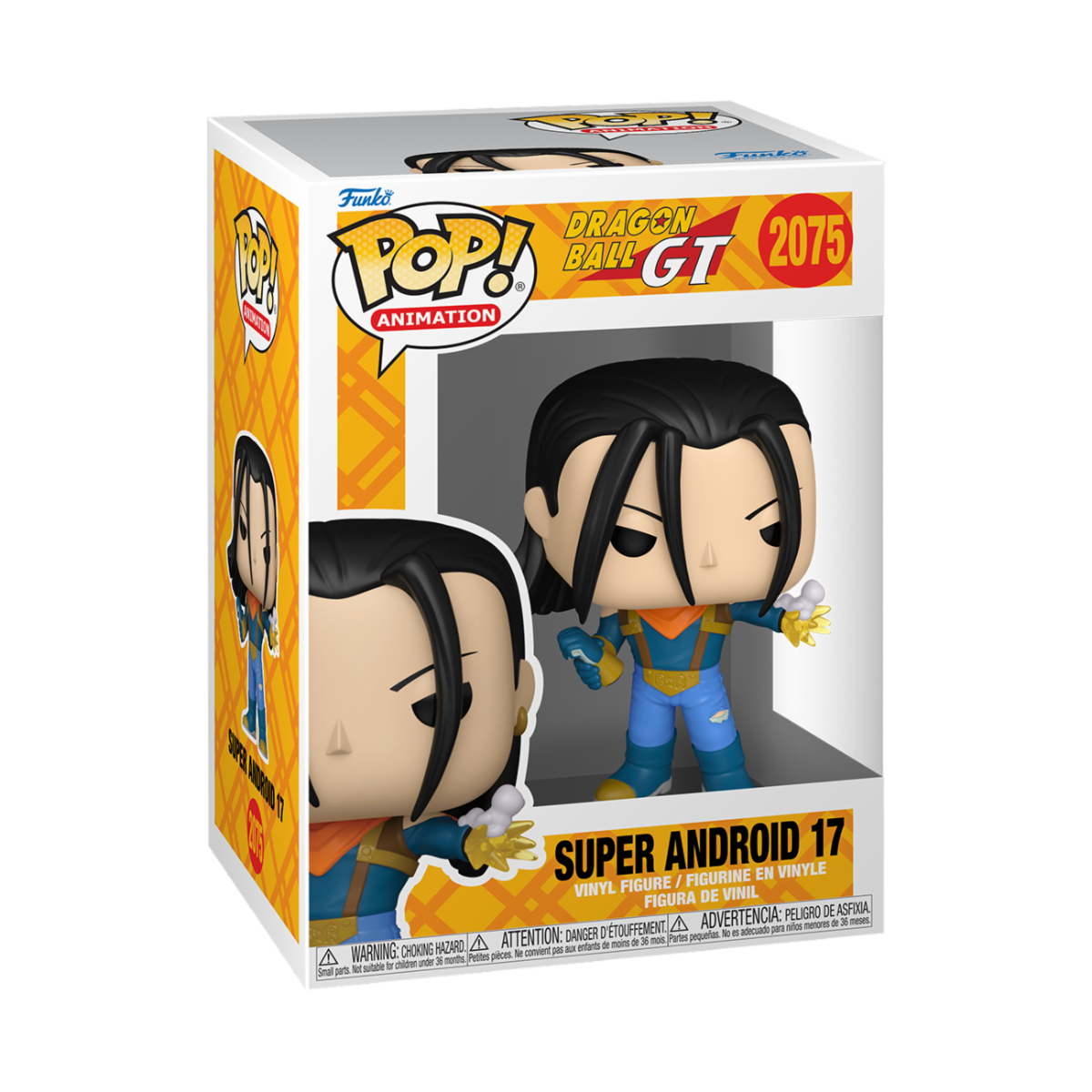 DRAGON BALL GT - POP FUNKO SUPER ANDROID 17 VINYL FIGURE 2075 
