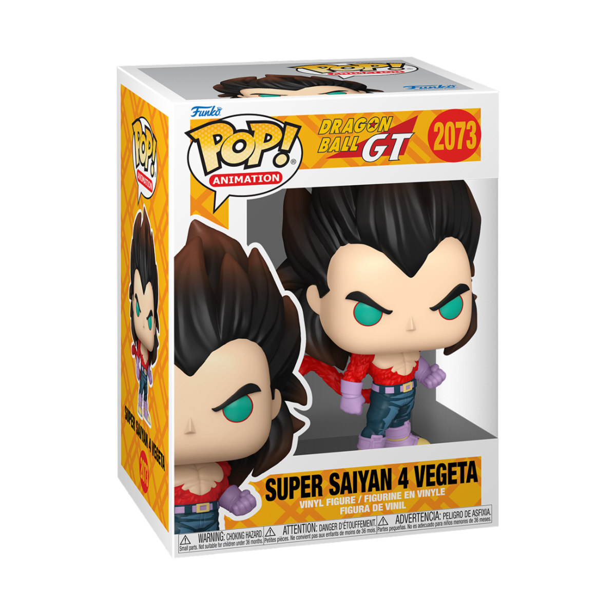 DRAGON BALL GT - POP FUNKO VINYL FIGURE 2073 SUPER SAIYAN 4 VEGETA 