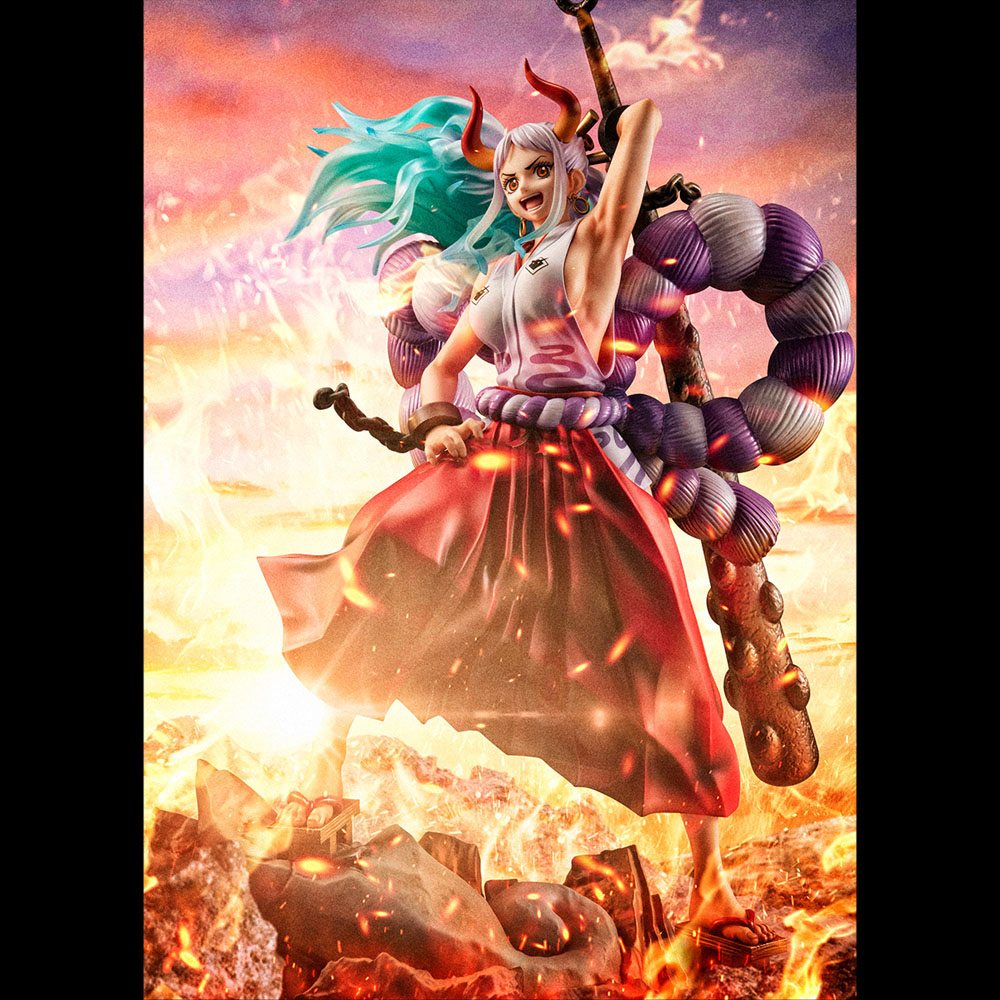 Megahouse Yamato One Piece Portrait Of Pirates WA-MAXIMUM PVC Statue 