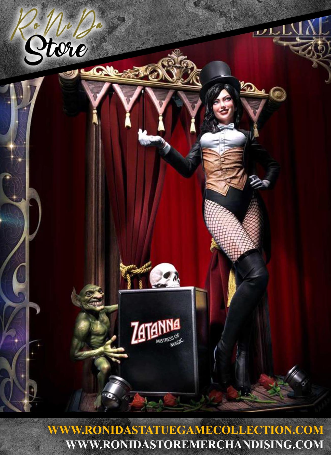 Prime 1 Studio 1/4 Zatanna Deluxe Version Resin Statue