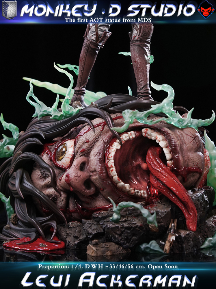 Monkey D Studio Levi Ackerman Attack on Titan - AOT -- 1/4 Statue