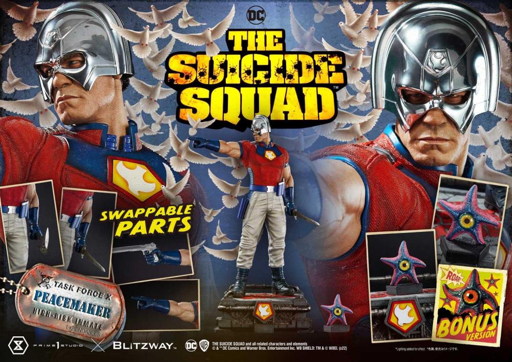 Prime 1 Studio - The Suicide Squad (Film) Peacemaker 1/3 Bonus Version
