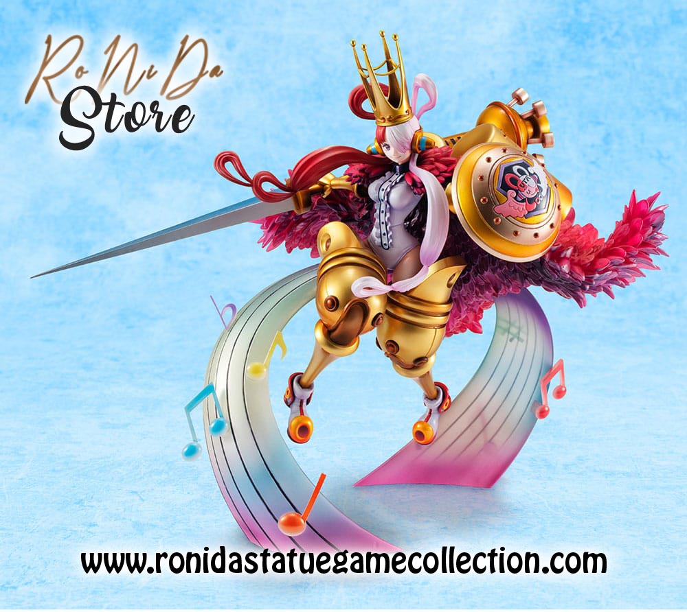 One Piece Red Uta I´m Invincible Maximum Portrait Of Pirates PVC Statue 