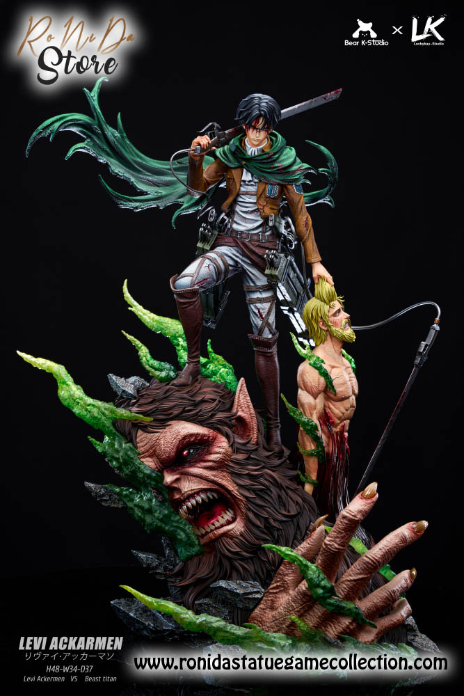 BK Studio X LK Studio Levi Ackerman - Attack on Titan - Resin Statue