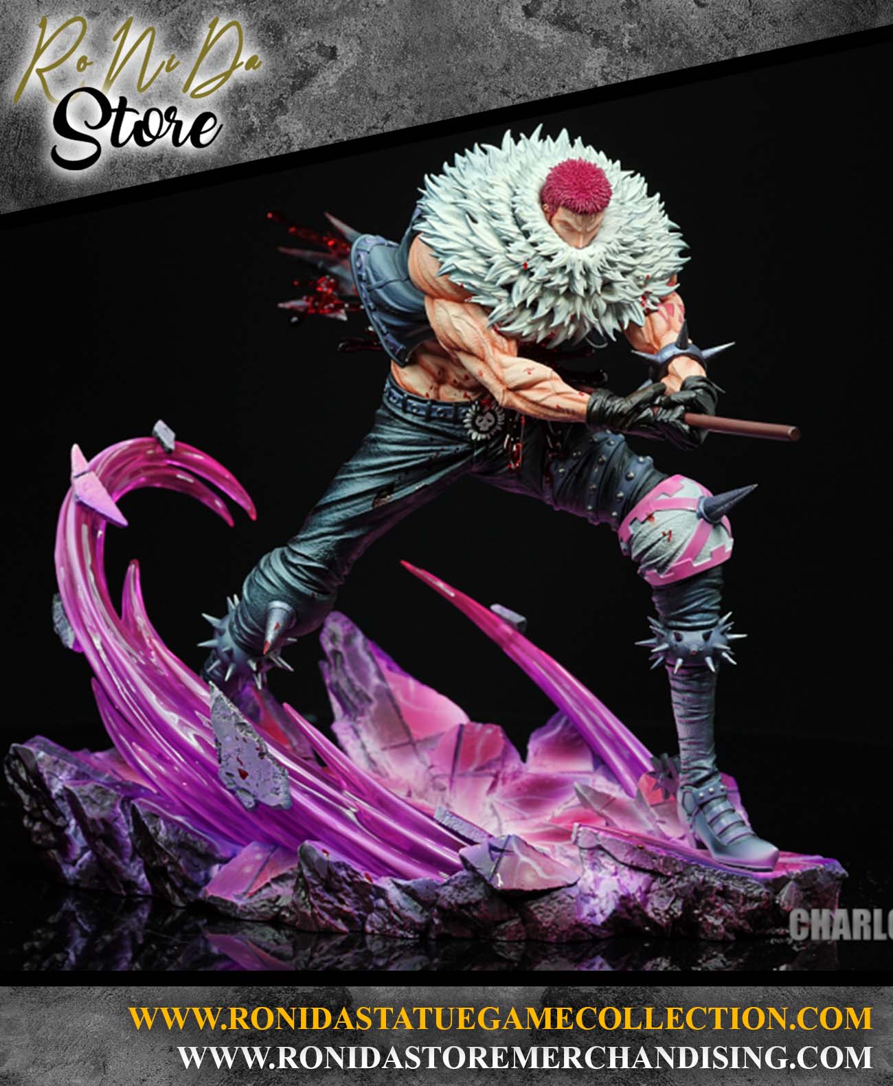 Teng kong Studio One Piece Charlotte Katakuri Resin Statue
