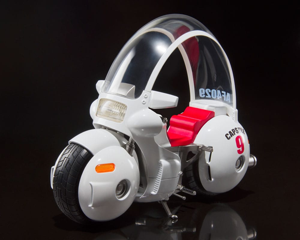 Bandai Dragon Ball S.H. Figuarts Vehicle with Figure Bulma's Motorcycle Hoipoi Capsule No. 9 17 cm