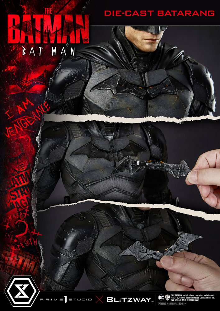 Prime 1 Studio The Batman Film Batman Museum Masterline Statue 1/3 Bonus Version
