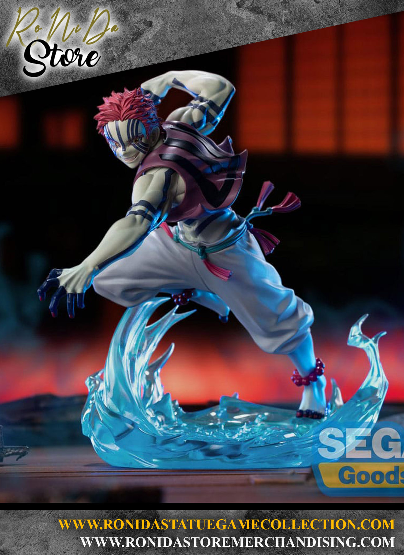 Demon Slayer: Akaza Kimetsu no Yaiba Xross Link Anime PVC Statue 