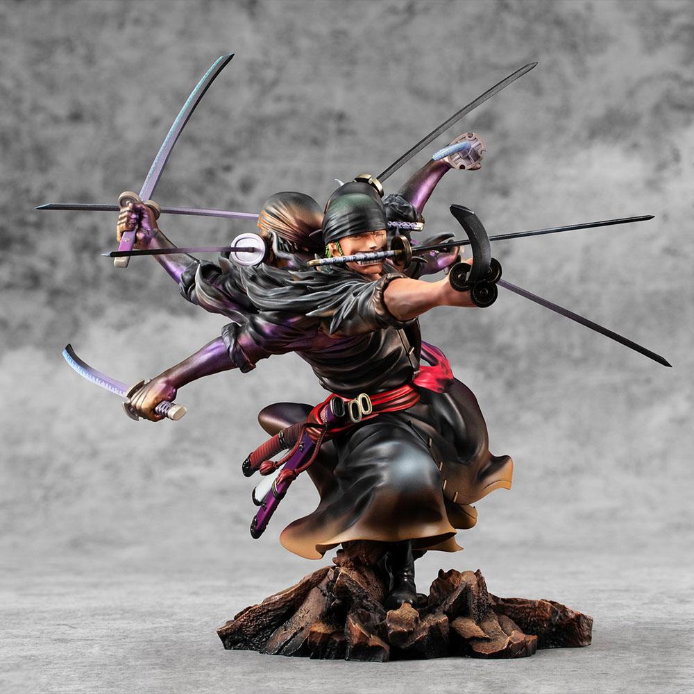 One Piece Roronoa Zoro Ver. Demon Spirit Kyuutouryuu Asura Excellent Model P.O.P PVC Statue SA-Maximum 
