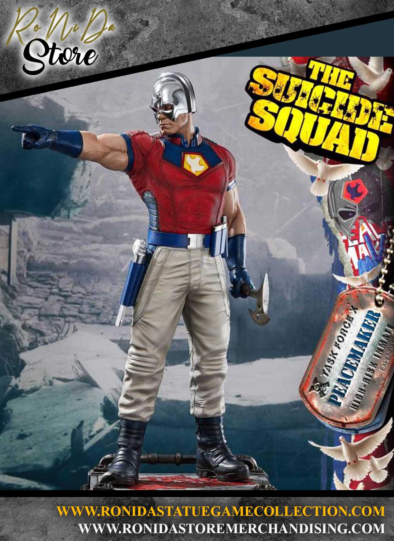Prime 1 Studio - The Suicide Squad (Film) Peacemaker 1/3 Bonus Version