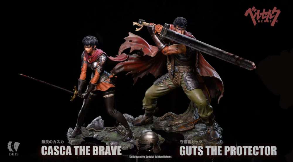 Berserk BIHS Studio 2 Golden Age Chapter Guardian Guts and Casca 1:4 Resin Statue