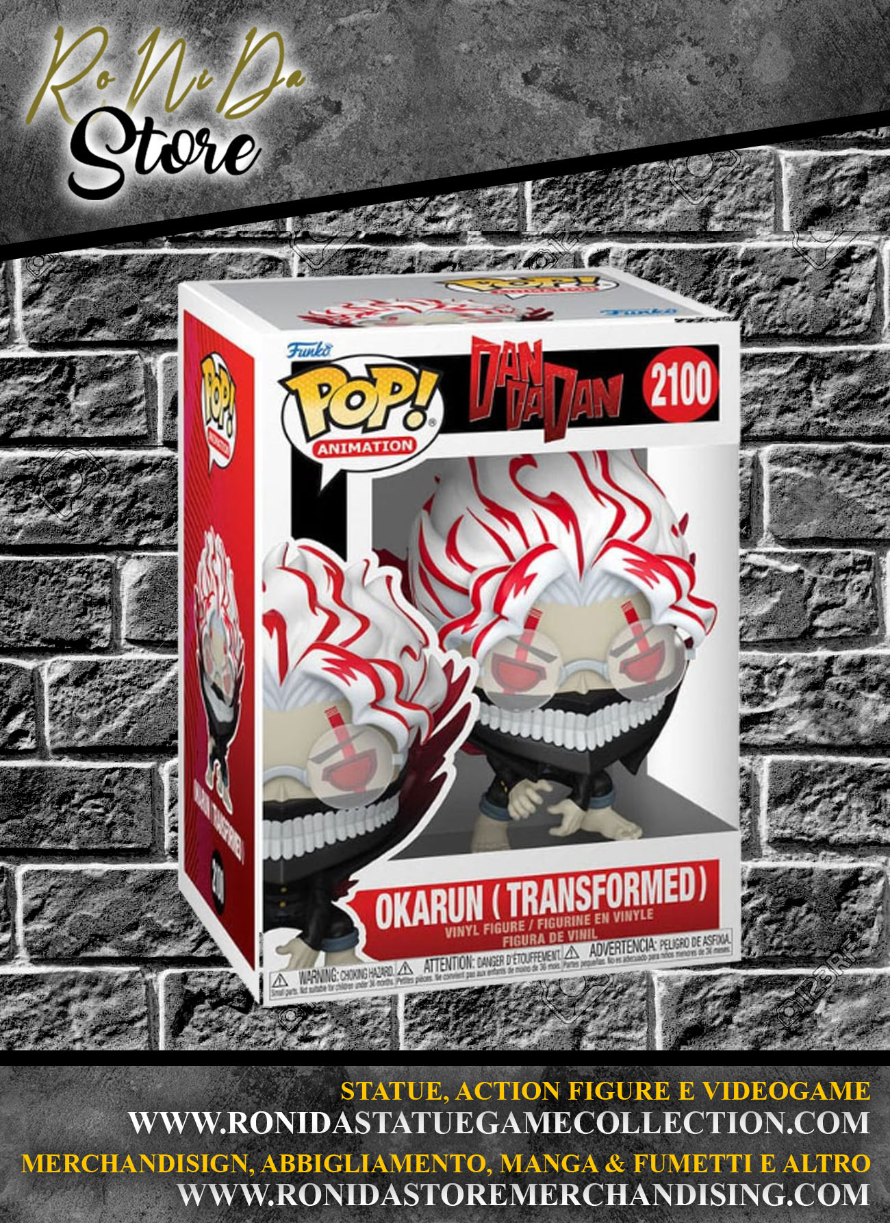 DANDADAN - POP FUNKO OKARUN (TRANSFORMED) VINYL FIGURE 2100 REGULAR 