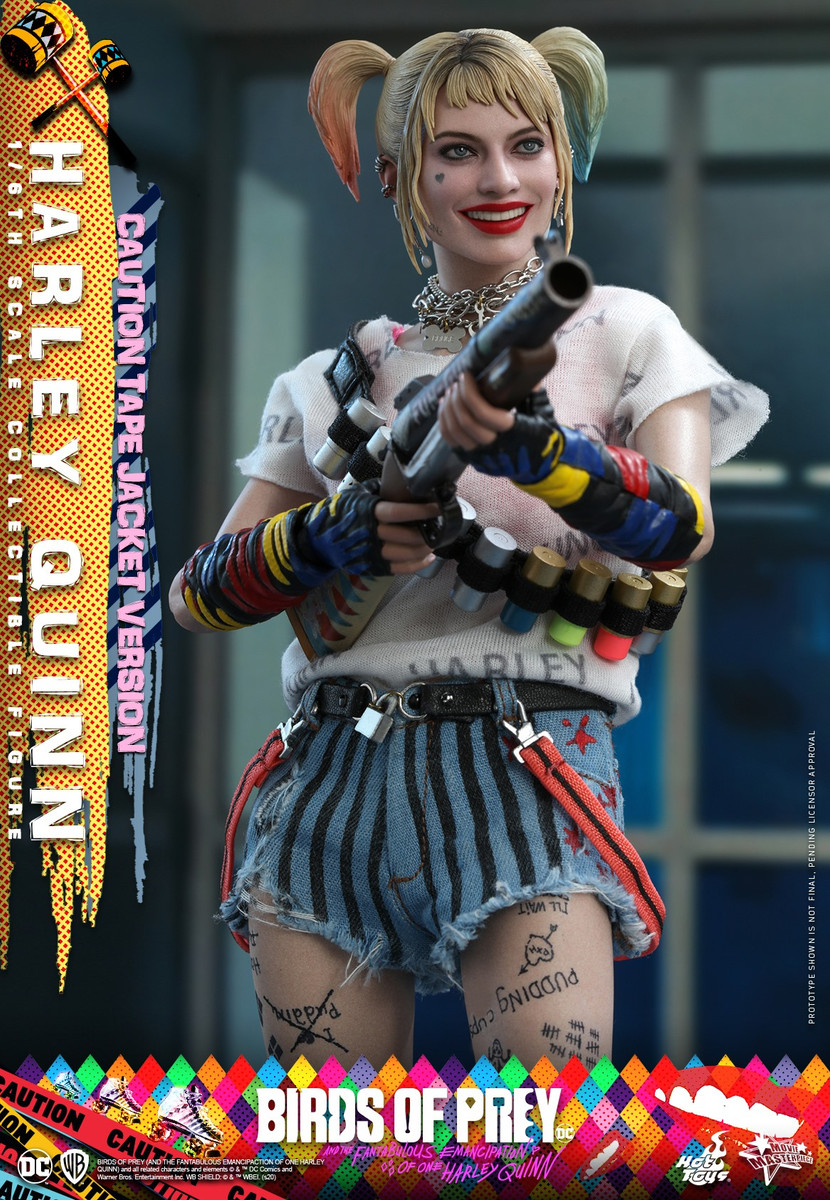 Hot Toys Harley Quinn Birds of Prey (Caution Tape Jacket Version) MMS566 