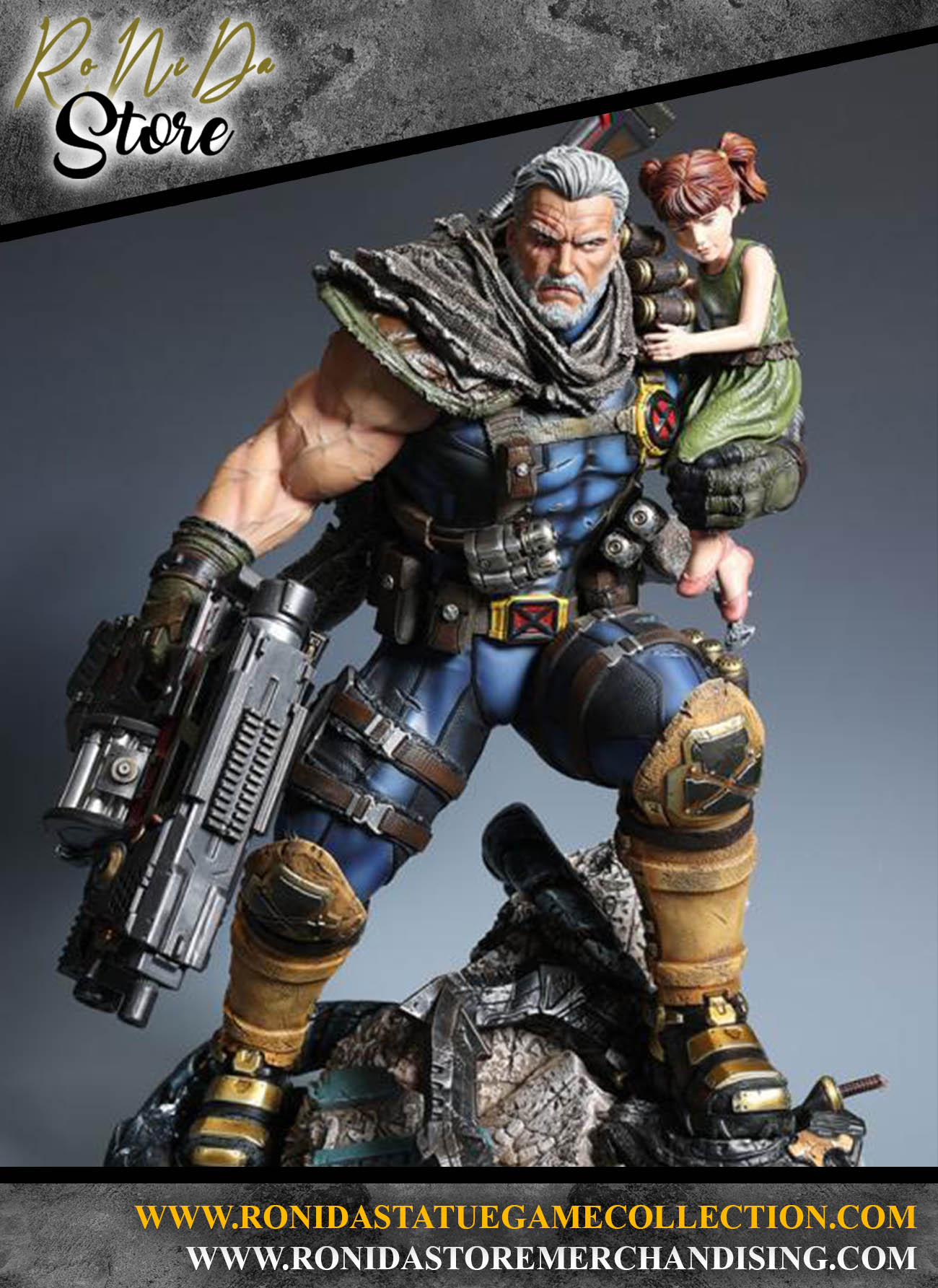 XM Studio - Marvel - Cable with Hope 1/4 Scale 