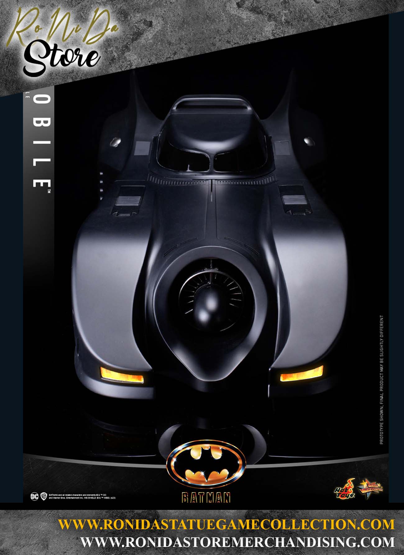 Hot Toys 1/6 scale Batmobile Batman 1989 MMS694 