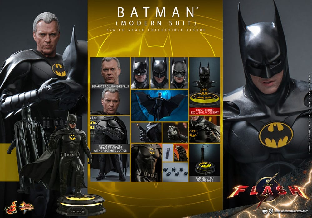 Hot Toys Batman The Flash Movie Masterpiece Action Figure 1/6 (Modern Suit)