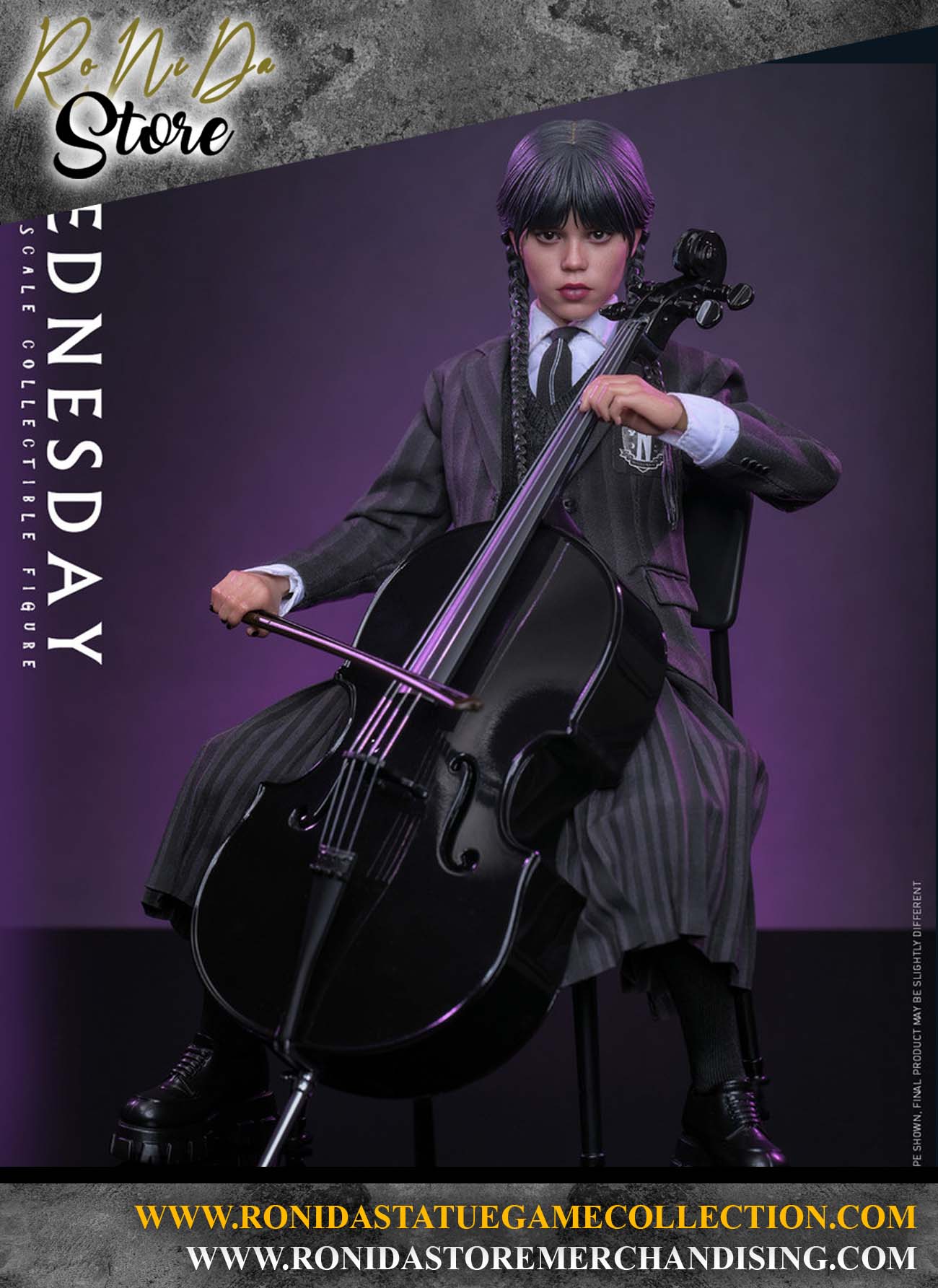 Hot Toys Wednesday 1/6 Scale Collectible Action Figure TMS135 