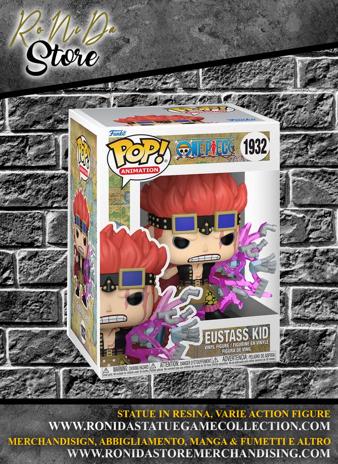 One Piece Eustass Kid Funko POP! Animation Vinyl Figure