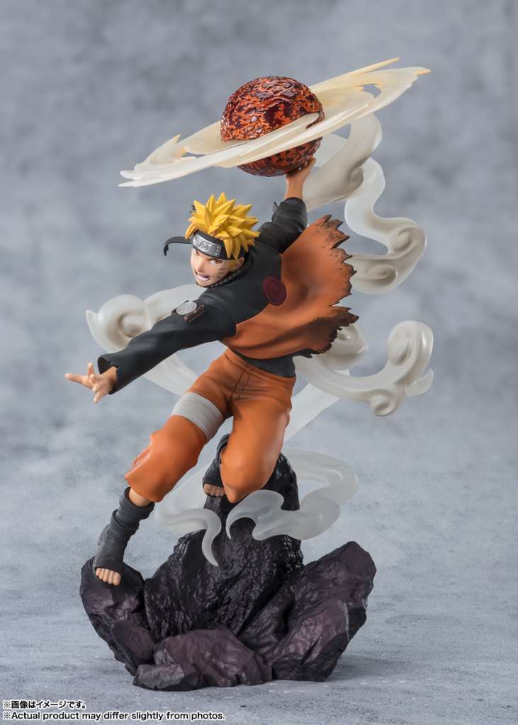 BANDAI Naruto Uzumaki Naruto Lava Release Figuarts Zero